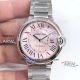 Perfect Replica Cartier Stainless Steel Pink MOP Dial Watch Automatic Movement (2)_th.jpg